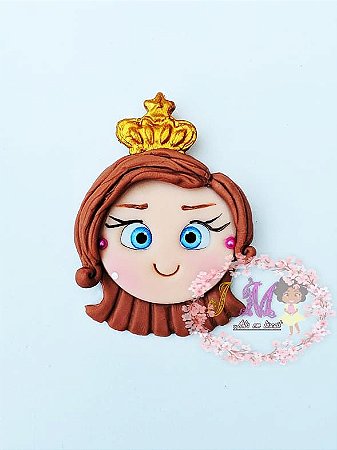 Aplique Princesas Disney Rosto de Biscuit