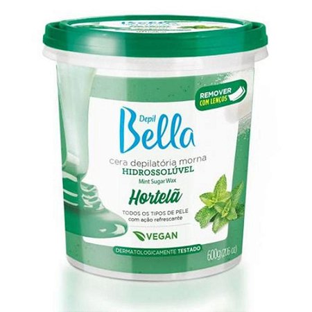 Cera Hidrossolúvel Depil Bella Hortelã 600gr Pa1513