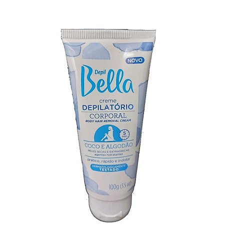 Creme Depilatório Corporal Depil Bella Coco e Algodão 100Gr Pa1573