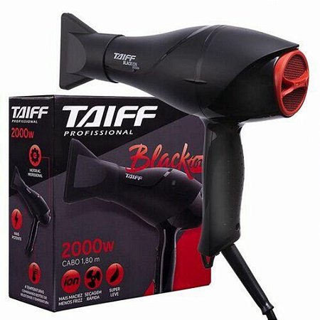 Secador Taiff Black Ion 2000W 127V