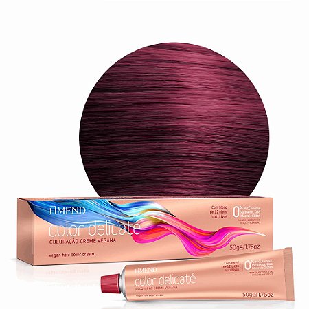 Coloração Amend Vegana Color Delicaté 66.26 Marsala