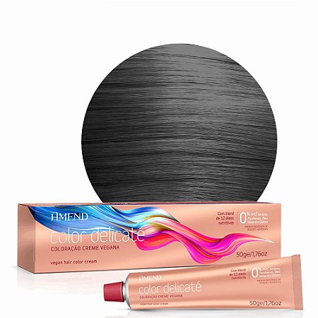 Coloração Amend Vegana Color Delicaté 0.1 Intensificador Cinza