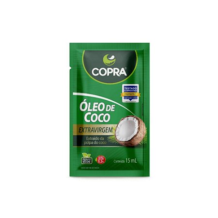 Óleo De Coco Copra Extra Virgem Sache 15Ml