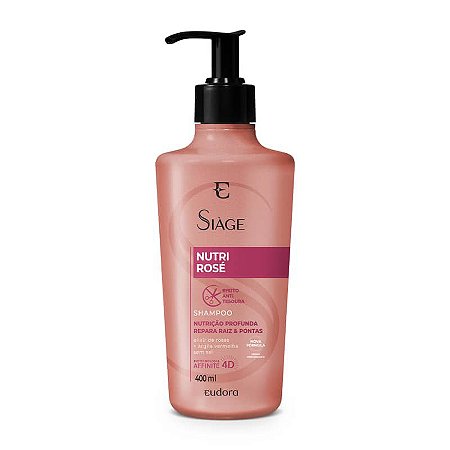 Shampoo Eudora Siàge Nutri Rose 400ml