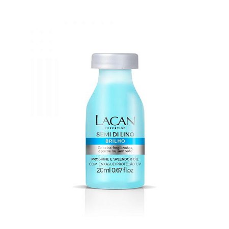 Ampola Superdose Lacan Semi Di Lino 20Ml