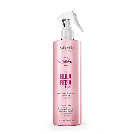 Fluido Condicionante Cadiveu Boca Rosa Quartzo 215ml