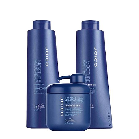 Kit Joico Moisture Recovery Shampoo 1 Litro, Condicionador 1 Litro e Máscara 500ml