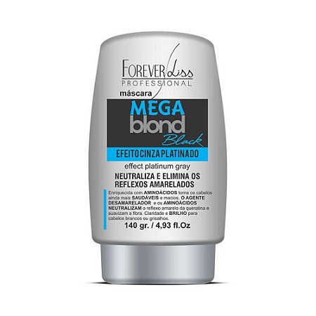 Máscara Matizadora Forever Liss Mega Blond Black 140Gr