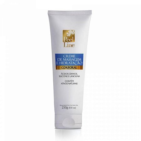 Creme De Massagem E Hidratção Corporal Peel Line 250G