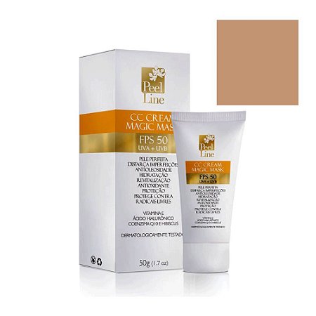 Cc Cream Magic Mask Fps50 Bege Médio Peel Line 50G