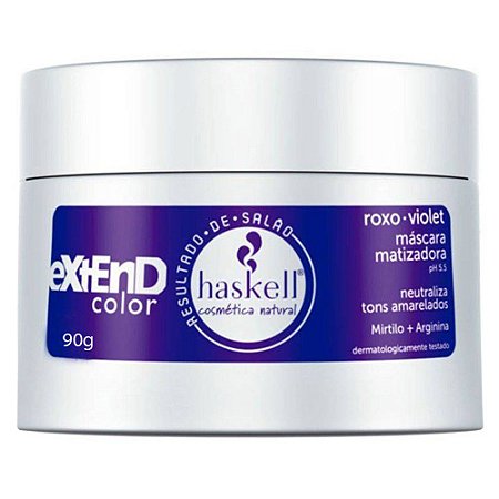 Máscara Haskell Matizadora Extend Roxo/Violeta 90gr