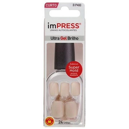 Unhas Kiss Impress Matte Cuttie Pie BIP400BR