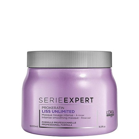 Máscara Loreal Profissional Liss Unlimited 500gr