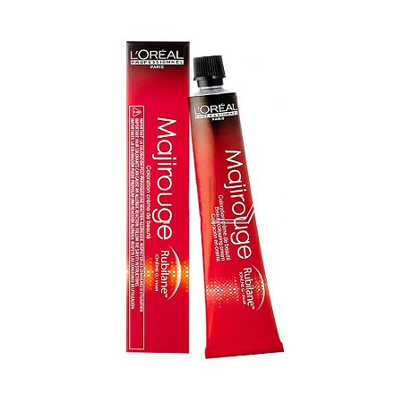 Coloração Loreal Majirel 6.66 Louro escuro vermelho profundo