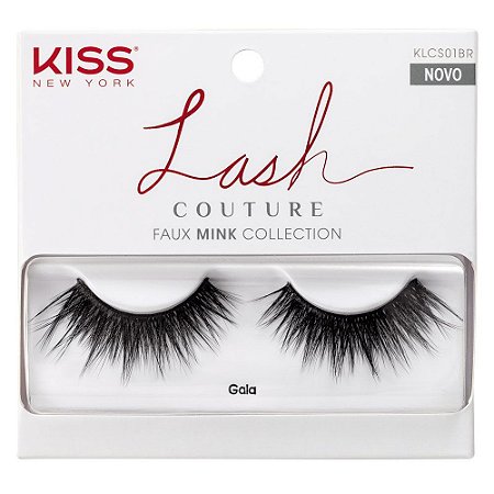 Cilios Kiss Inteiriços Lash Couture Gala KLCSC01BR