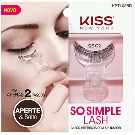 Cilios Kiss So Simple Lash 02 KPTL02BR