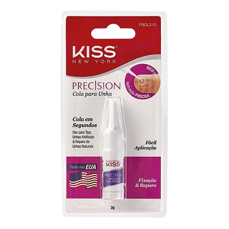 Cola De Unhas Kiss Precision FBGL310