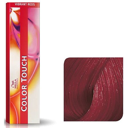 Tonalizante Wella Color Touch Vibrant Reds 66/45 60g Louro Escuro Intenso Vermelho Acajú