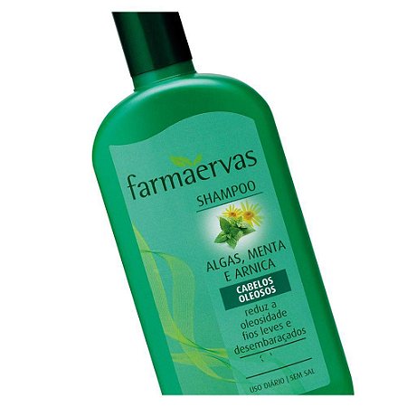 Shampoo Farmaervas Algas Menta E Arnica 320Ml