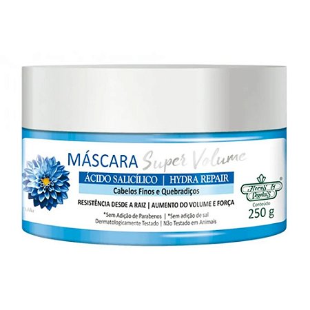 Máscara Flores & Vegetais Super Volume 250G