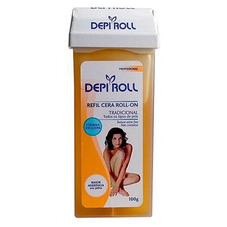 Cera Refil Roll On Depi Roll Tradicional 100Gr