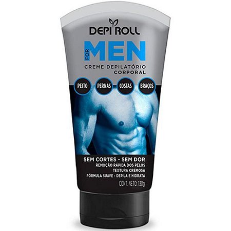 Creme Depilatório Corporal Depi Roll For Men 130Gr