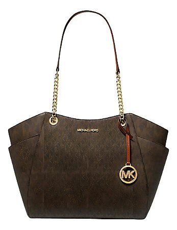 BOLSA MICHAEL KORS JET SET TRAVEL MARROM MONOGRAMA