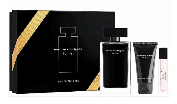 NARCISO RODRIGUEZ KIT NARCISO RODRIGUEZ FOR HER EAU DE TOILETTE + CREME + MINI