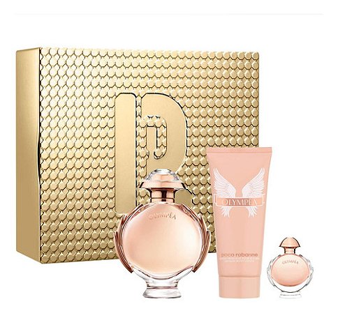 KIT OLYMPÉA  PERFUME HIDRATANTE E MINI
