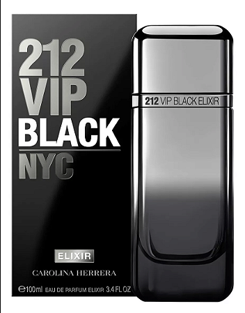 CAROLINA HERRERA VIP BLACK ELIXIR MASCULINO EAU DE PARFUM