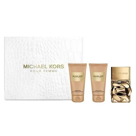 KIT MICHAEL KORS + SHOWER GEL + BODY LOTION EAU DE PARFUM FEMININO-50 ML