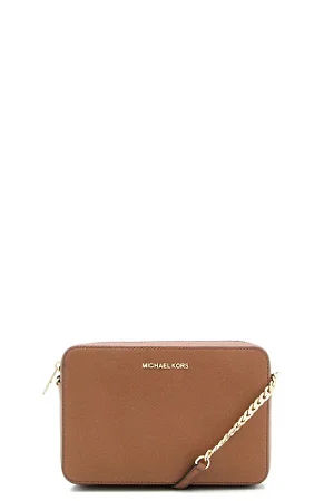 BOLSA TRANSVERSAL JET SET GRANDE DE COURO