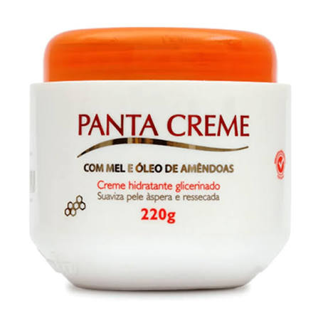 Creme Hidratante Panta Cosmética Original para Pele Seca com Amêndoas e Mel 220g