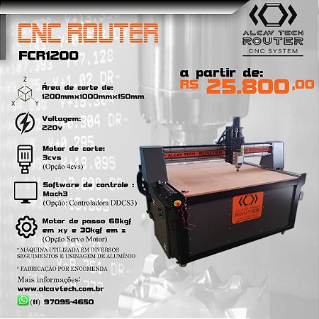 Fresadora CNC Router FCR1200