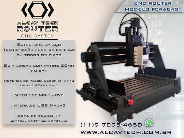 Fresadora CNC Router  FCR6040F