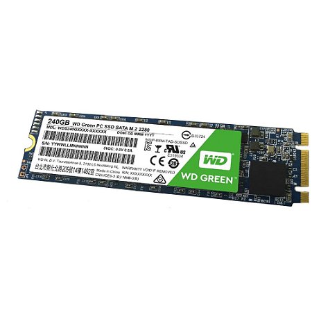 HD SSD M2 240GB WD Green WDS240G2G0B-00EPW0