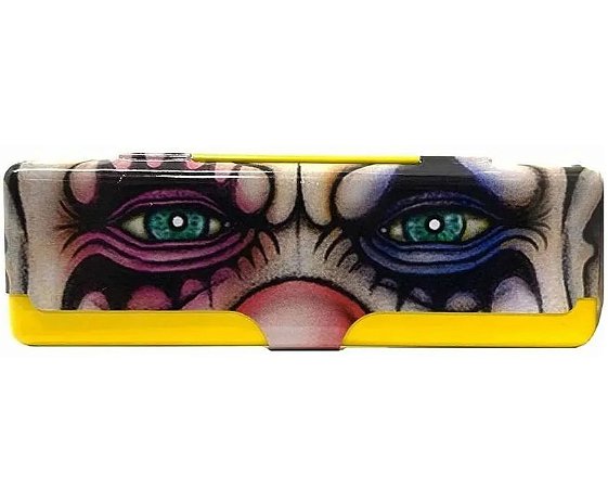 Case de Seda King Size Amarela Lion Rolling Circus