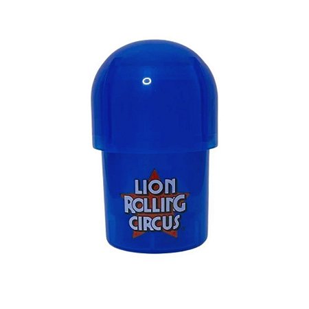 Pote e Triturador de Acrílico Tainer Azul Lion Rolling Circus