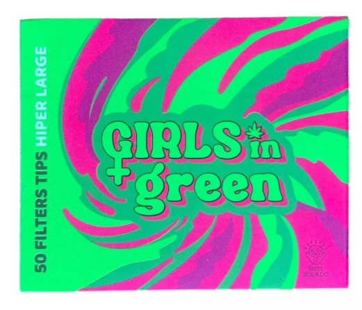 Piteira Extra-Longa Biodegradável Rosa Girls in Green Bem Bolado