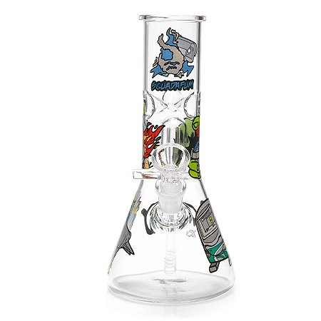 Ice Bong de Vidro City 20 cm Squadafum