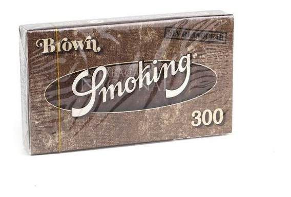 Seda Bloco 300 folhas Brown Smoking