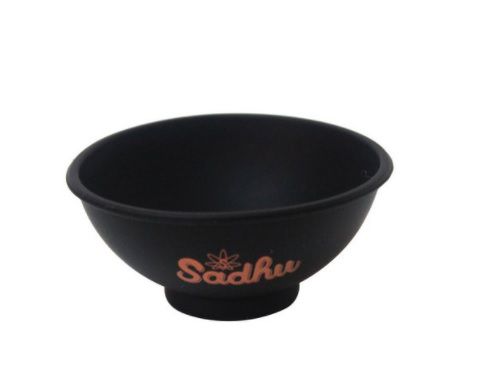 Cuia de Silicone Preta Sadhu