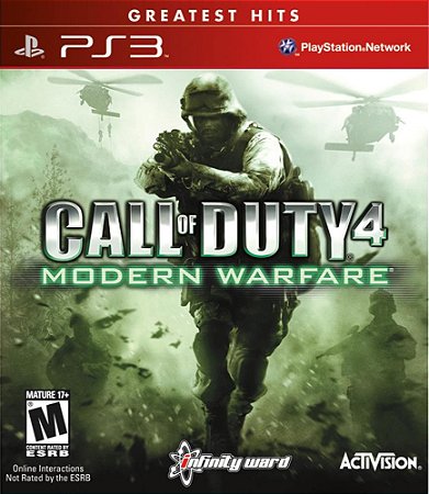 Jogo call of dut playstation 4