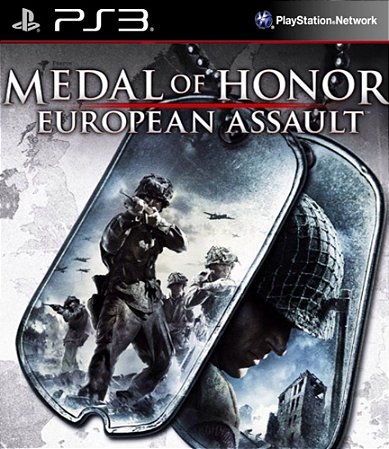 Medal of Honor European Assault Classico Ps2 Jogos Ps3 PSN Digital