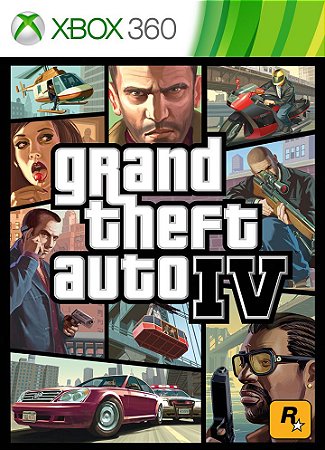 Grand Theft Auto IV GTA 4 Midia Digital [XBOX 360] - WR Games Os melhores  jogos estão aqui!!!!