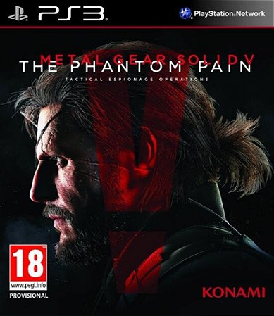 Metal Gear Solid V 5 The Phantom Pain BR Midia Digital Ps3