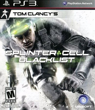 Tom Clancy's Splinter Cell Blacklist Ps3 Psn Midia Digtial - WR Games Os  melhores jogos estão aqui!!!!