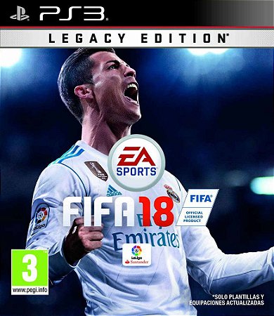 EA SPORTS FIFA 18 Dublado Midia Digital Ps3 - WR Games Os melhores