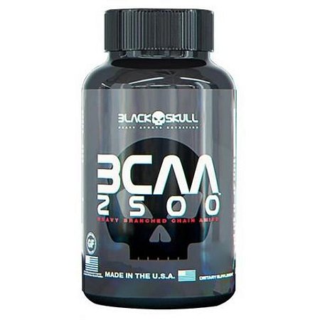 BCAA 2.500MG 120 CAPS - BLACK SKULL