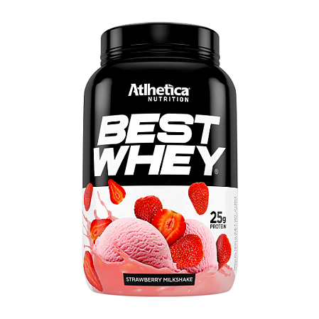 BEST WHEY (900G) MORANGO – ATLHETICA